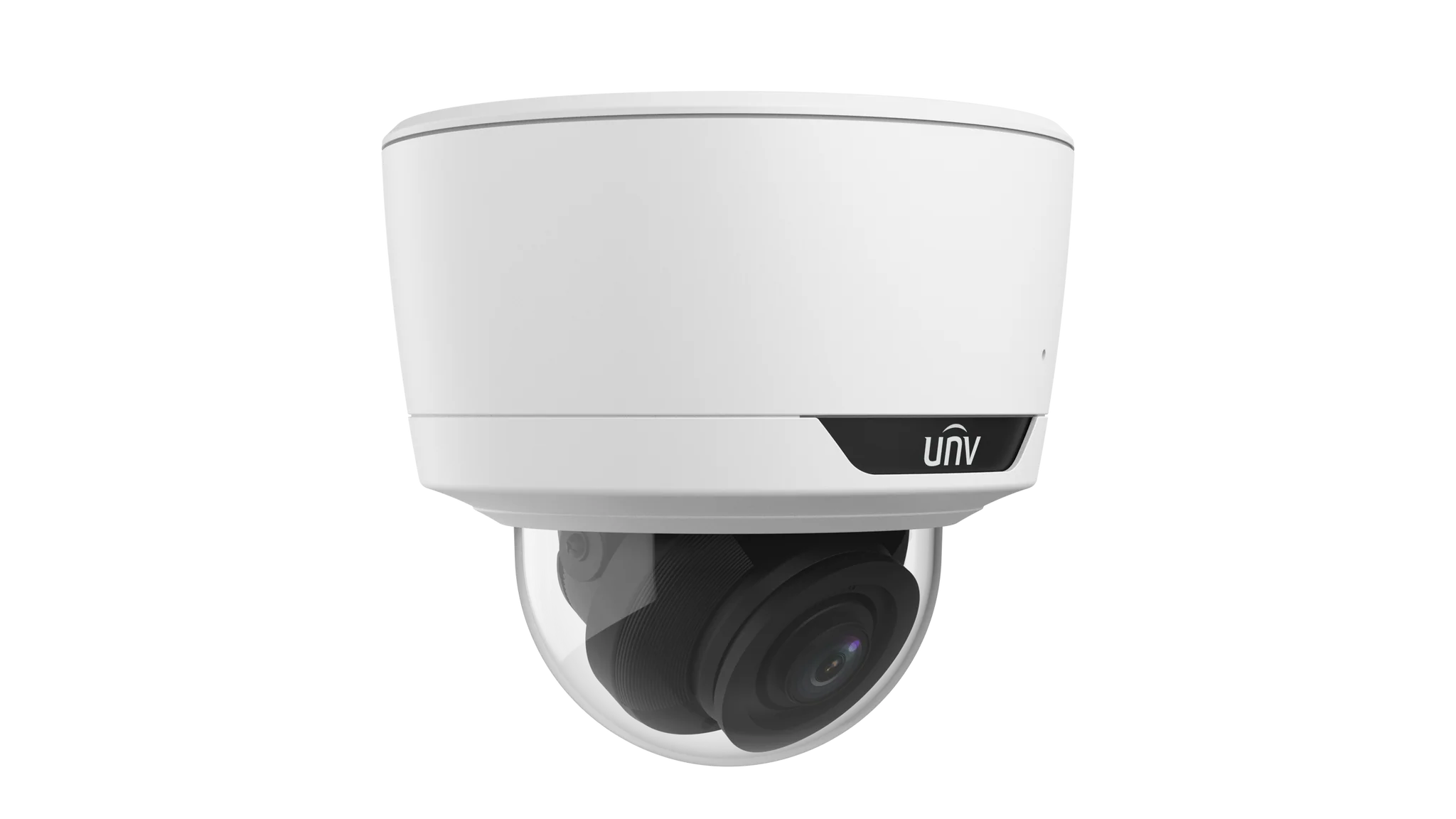 Uniview LightHunter 5MP IR dome CCTV camera with 2.8mm lens, built-in mic, WDR, warm light, SD card slot, Prime Series.