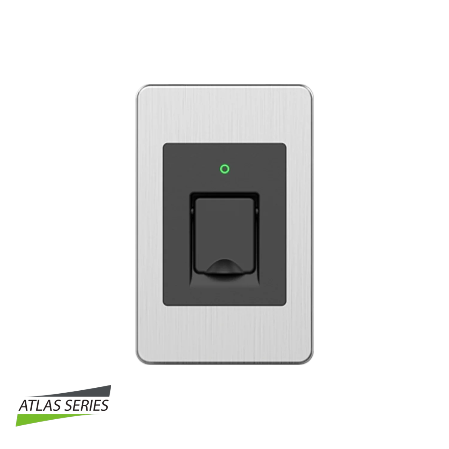 ZKTeco FR1500S-A fingerprint and Mifare card reader, flush-mount IP65 access control device with keypad and card slot.