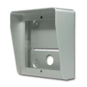 GL-871/AL Slim Surface Box with Integrated Rainshield – For 1-Module 4+n Audio Panels and Coded Panels