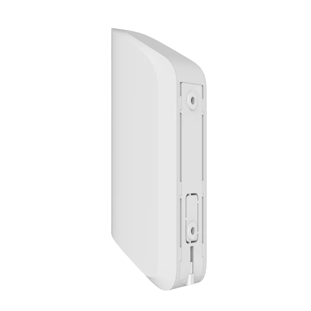 Ajax MotionProtect Curtain wireless IR motion detector in white, indoor narrow beam sensor for security alarm systems.