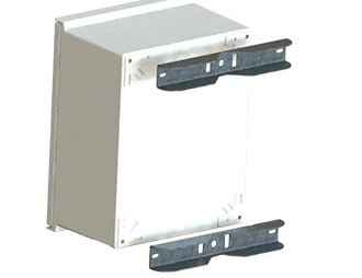 ALLBRO Galvanised Pole Mount Brackets for Allbrox 004/4D Enclosures – Part No: ALL-POLE-4-GAL