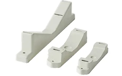 ALLBRO ALL-POLE-L-PLASTIC – Universal Plastic Pole Mount Brackets for Allbrox Enclosures