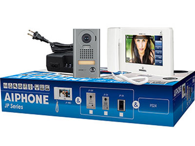 AIPHONE JP Series Video Intercom Kit – Surface Mount Video Door Station with 7" Touchscreen Monitor | JPS-4AEDV *MAX 4 DOOR 8 ROOM WITH JP-4HD