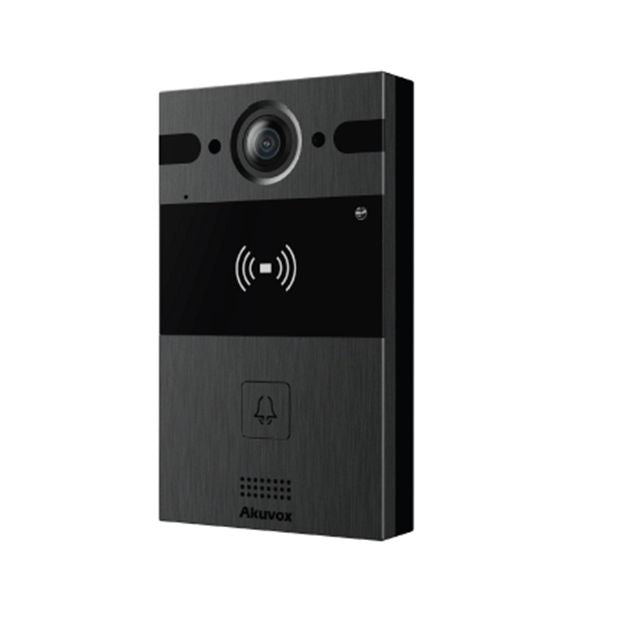 Akuvox R20A Black – Compact SIP Video Door Phone with 2MP Camera & RFID Access