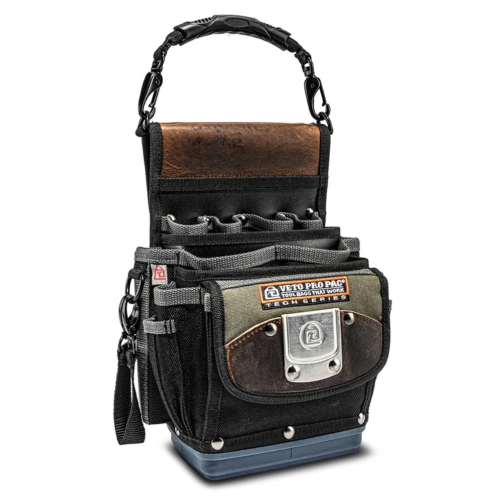 VETO PRO PAC TP4B Tech Series Tool Pouch – Hard Bottom, Open Style, 20 Pockets | Part Number: VETO TECH TP4B