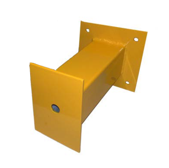 BOLLARD02/Y BOL1050Y 600MM WALL MOUNTING BOLLARD STD FACE PLATE YELLOW