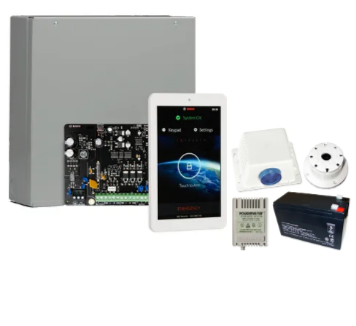 BOSCH, Solution 3000, Alarm kit, Includes ICP-SOL3-P panel, IUI-SOL-TS7 7" Touch Screen keypad + Siren kit