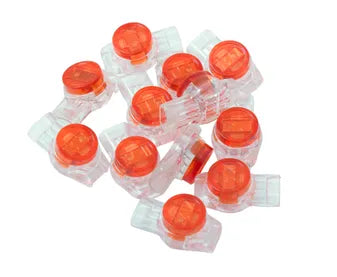 CABAC 374CUR2-C TELECOM SPLICE CONNECTORS RED 3WIRE 100PCS
