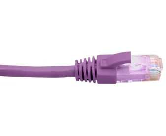 CABAC PLC6PU1 PATCH LEAD CAT6 PURPLE 1M