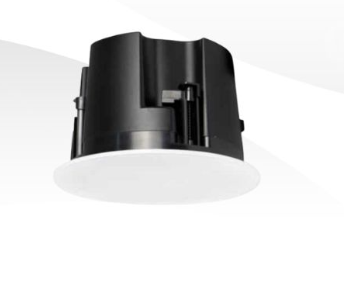 CMX CSK-613HTM 6" Frameless Coaxial Ceiling Speaker, 30W/8 Ohm & 100V Line, White Metal Grille, Rota-Clamp Mounting