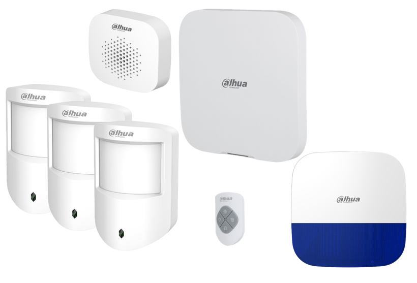 Dahua DHI‑ART‑ARC3800H‑06‑FW2 Wireless Alarm Kit – Smart Security with Video Verification