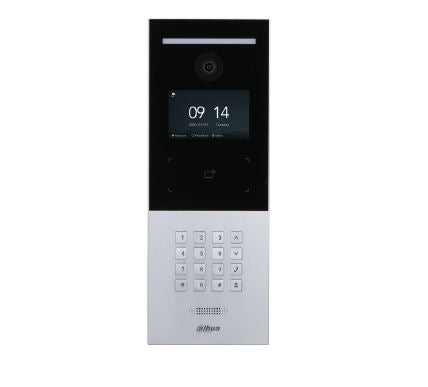 DAHUA DHI-VTO6521F SIP2.0 ip intercom keypad & video door station black with silver apartment 4.3 inch display mechanical button 2mp 134°