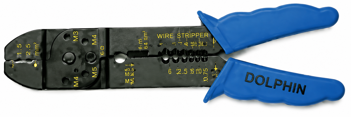 Dolphin DC-500F Super B Connector Manual Crimping Tool – 24–16 AWG Wire