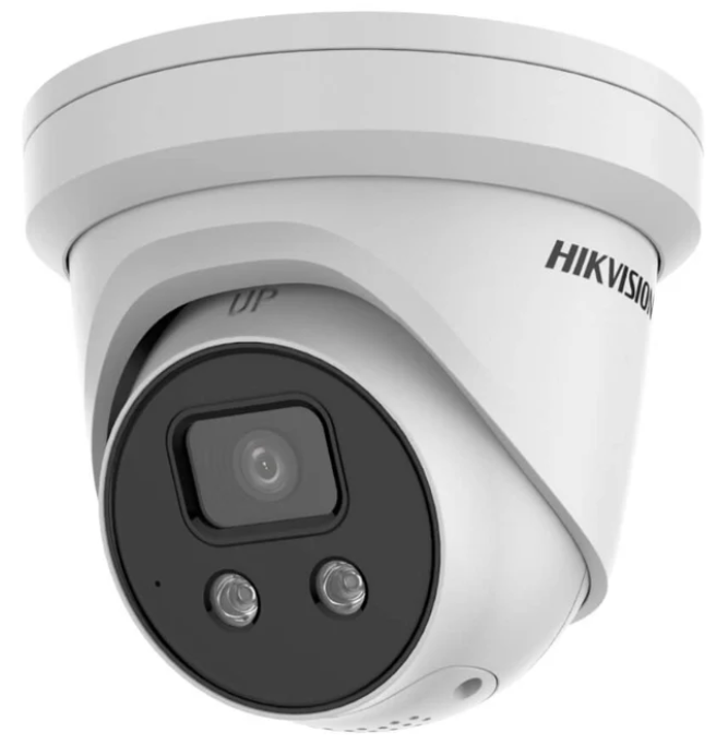 Hikvision DS-2CD2346G1-I/SL 4MP AcuSense Turret Network Camera with Strobe Light & Audible Warning – Clearance