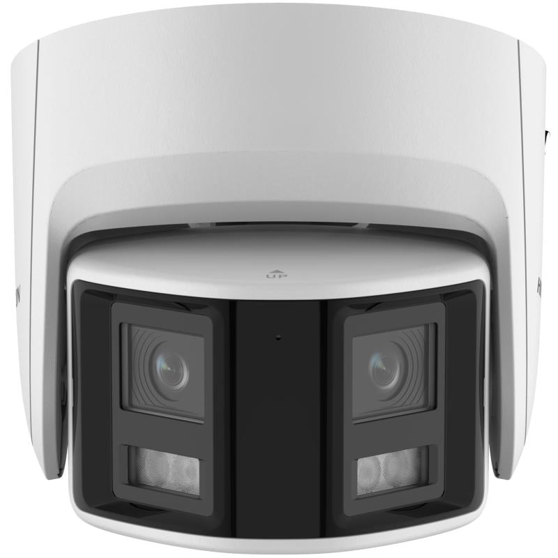Hikvision DS-2CD2367G2P-LSU/SL 6 MP 180° Panoramic Fixed Turret Network Camera with ColorVu Technology, IP67 Rating, and Advanced AI Features