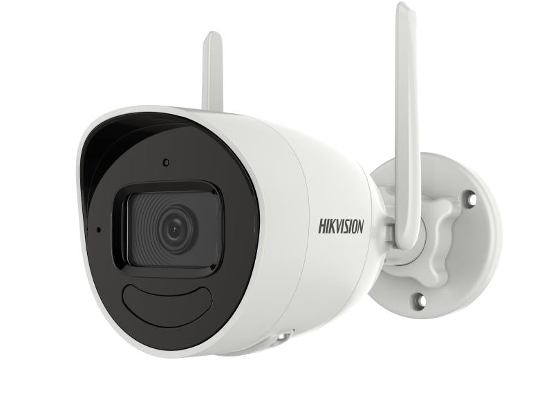Hikvision 4MP Wi-Fi Bullet Camera, 30m IR, H.265+, 2.8mm Fixed Lens, 3D DNR, IP66, Two-Way Audio (DS-2CV2041G2-IDW)