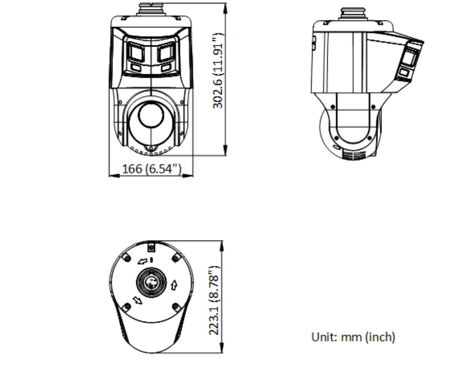 Hikvision DS-2SE4C425MWG-E/26(F0) TandemVu 4 MP 25× IR Network Speed Dome Camera