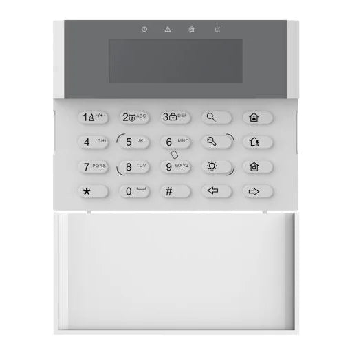 HiLook HA‑ALARM‑KP‑WB Wired Keypad with LCD, Tag Reader & Wireless Transceiver — AX Series for Hilook alarm