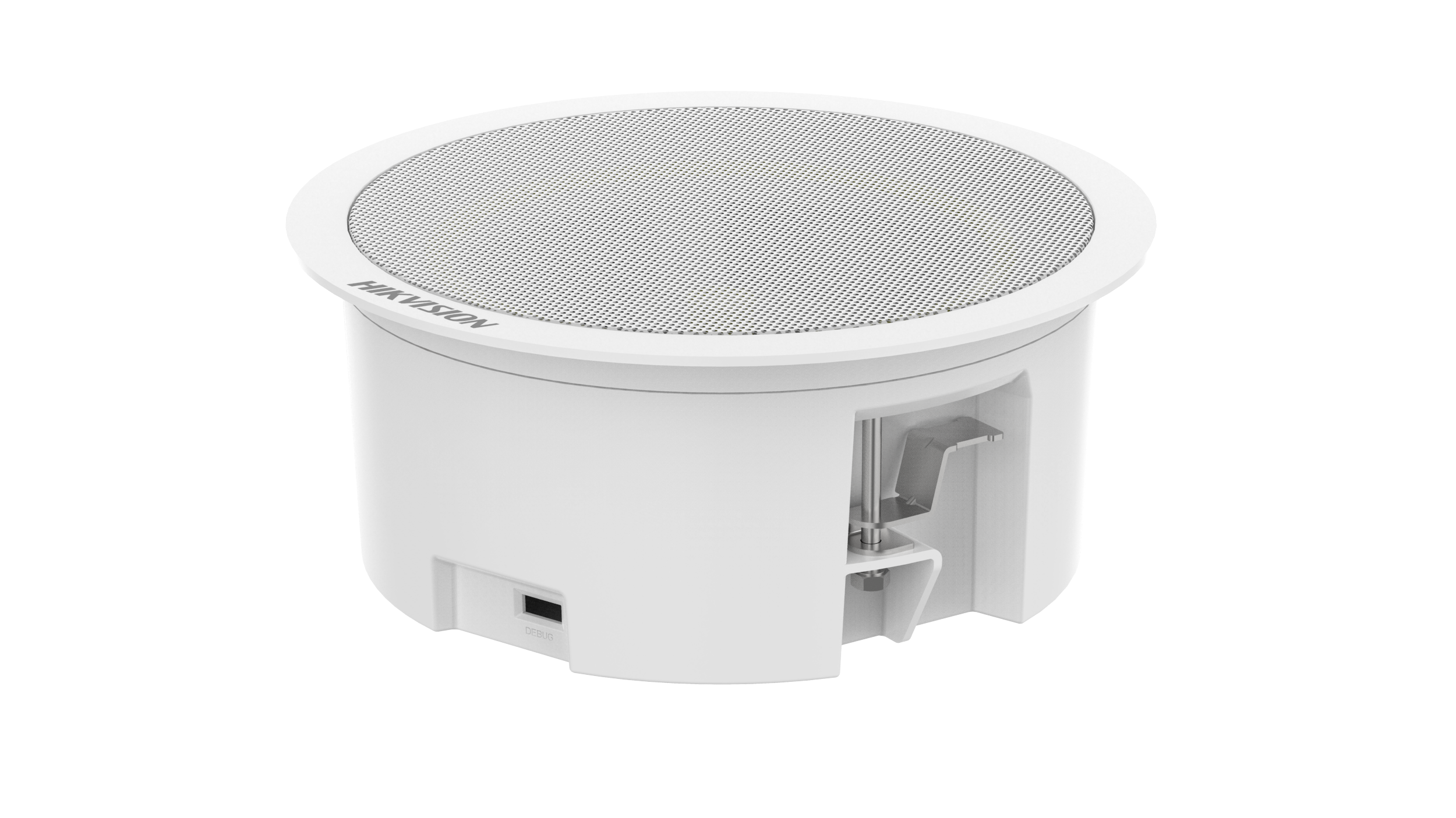 Hikvision DS-QAZ0203G1-S 3 W Ceiling Secondary Speaker | High-Fidelity Audio, 8Ω, 93dB Sensitivity, 130° Coverage