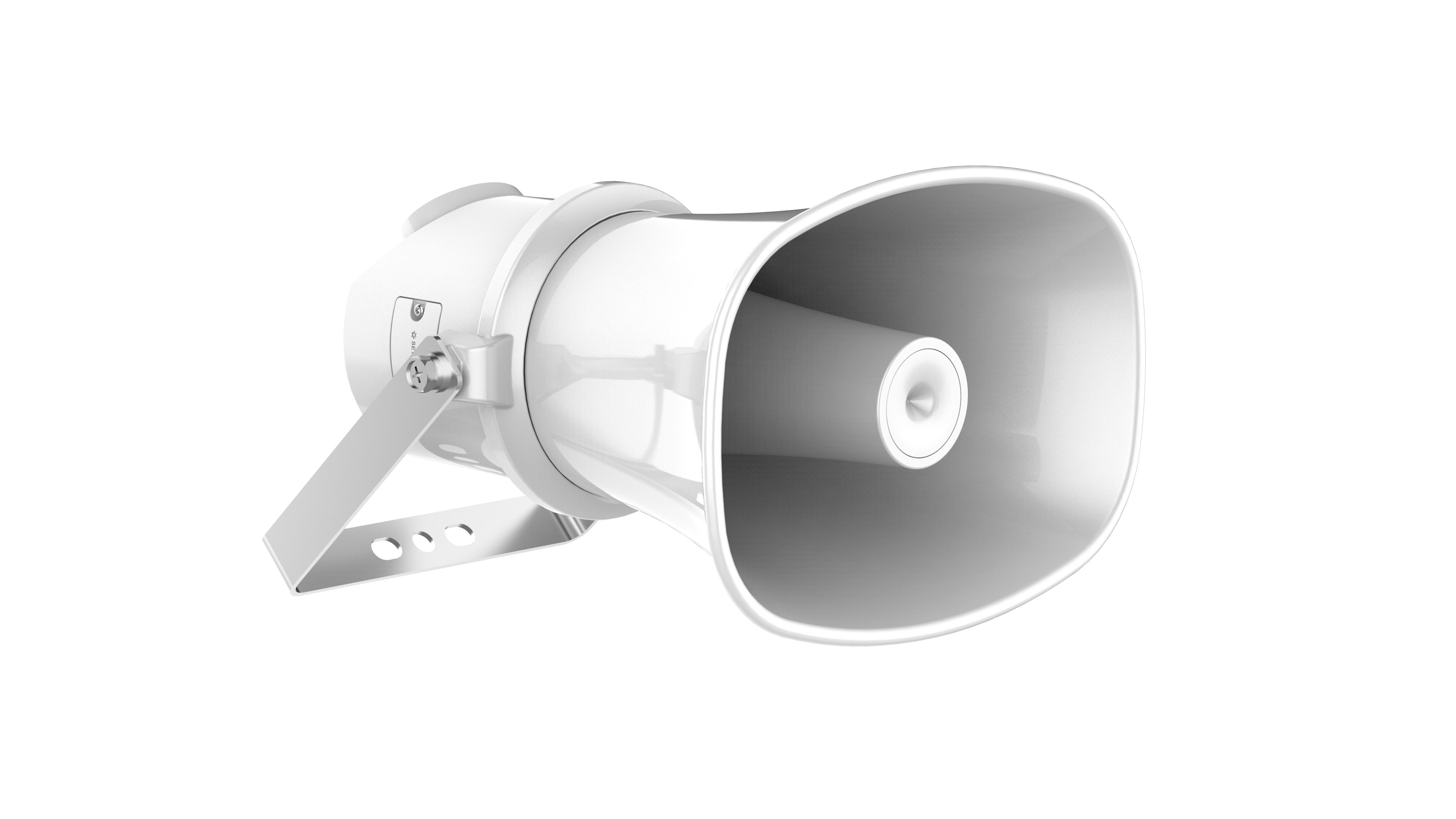 Hikvision DS-QAZ1307G1T-E 7W Network IP Horn Speaker – PoE Powered, IP67-Rated, Two-Way SIP Audio – Backorder Only