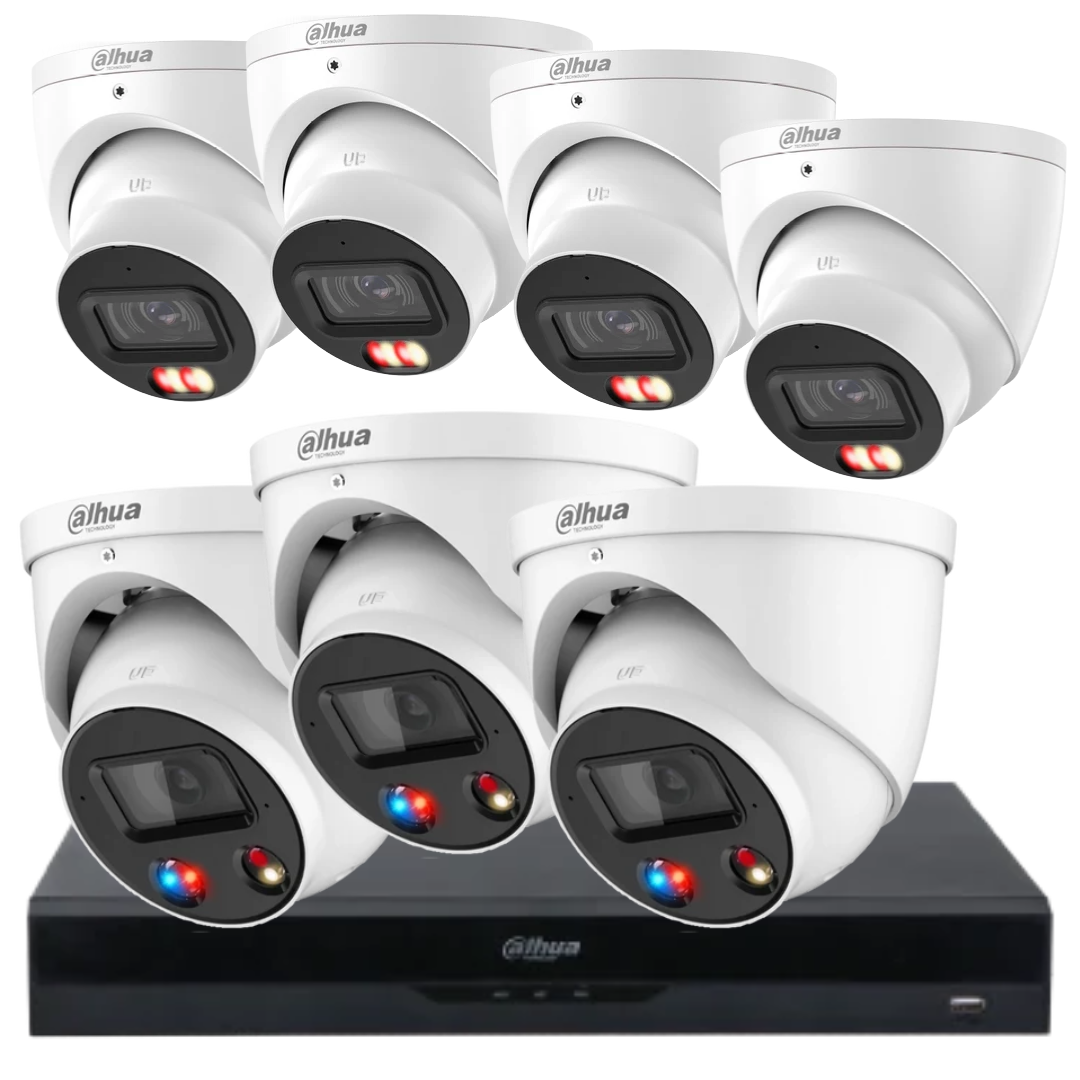 Dahua 6MP AcuPick AI CCTV Security Camera Kit with TiOC– Customise Up to 8 Cameras NVR5208-8P-AI/ANZ