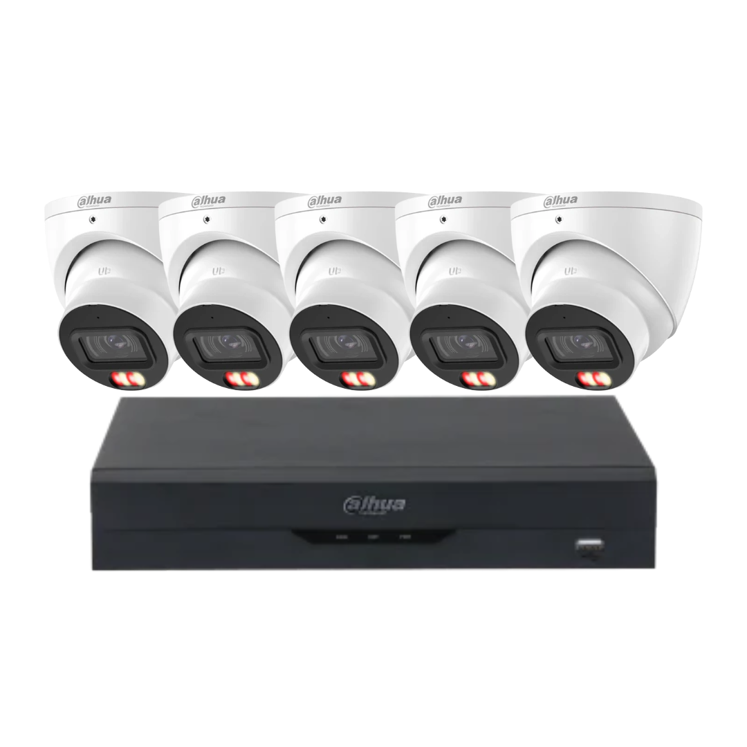 Dahua 8MP 4K WizSense CCTV Kit (Up to 8 Cameras) – DH-IPC-HDW3867EM-S-IL-ANZ + DHI-NVR4108HS-8P-AI/ANZ | AI Security System with PoE & Colour Night vision