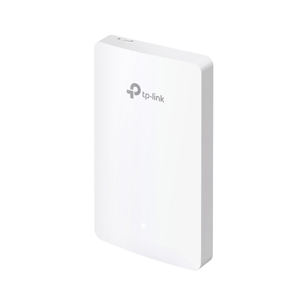 TP-Link EAP615-Wall AX1800 Wall Plate WiFi 6 Access Point – High-Speed Dual-Band, PoE Pass-Through, Omada SDN, Secure Guest Network, 4 Gigabit Ports | SKU: EAP615-Wall