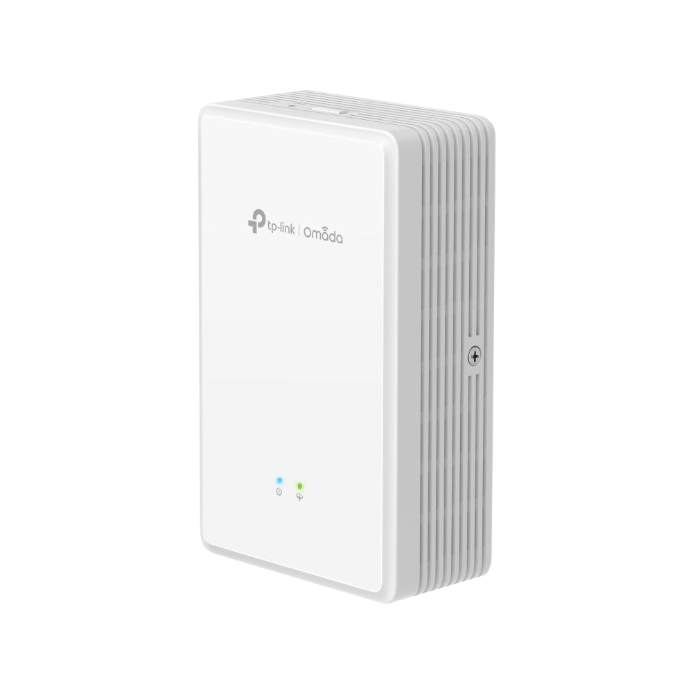 TP-Link Omada EAP625GP-Wall AX1800 Wi-Fi 6 Wall Plate GPON Access Point | 1× GPON Port | PoE Out | Seamless Mesh Roaming | Enterprise-Grade Networking