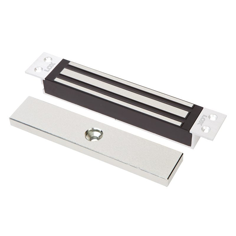 LOX EM3500FM Flush Mount Electro Magnetic Lock – Monitored, 280kg Holding Force, LSS Status Sensor