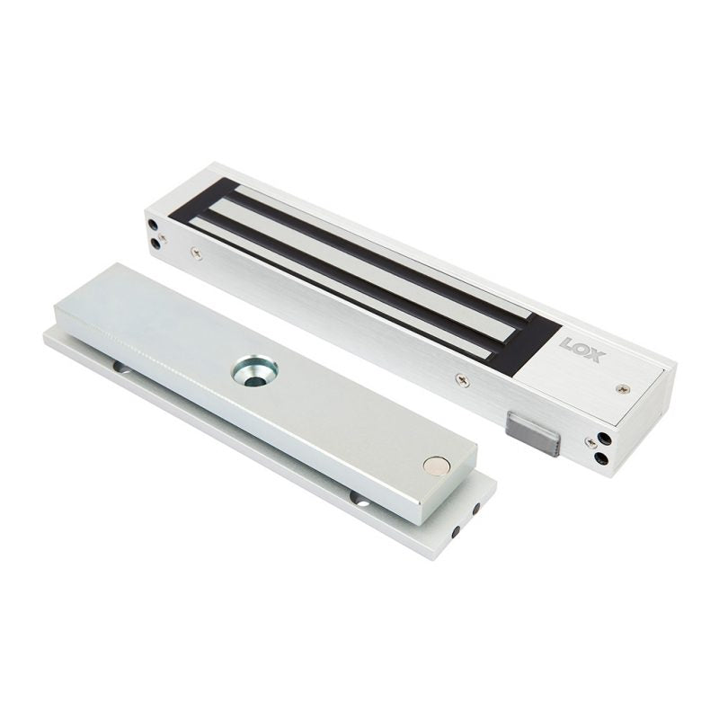 LOX EM3500 Series Electromagnetic Lock – Single Door | 280kg Holding Force | Dual Voltage 12/24VDC