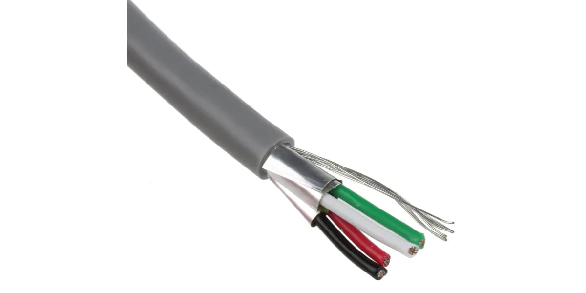 Global Cable 2 Pair 7/0.30 Individually Screened Shielded LAN/Data Cable 300m Pull Box – Grey | GLO2P703300S