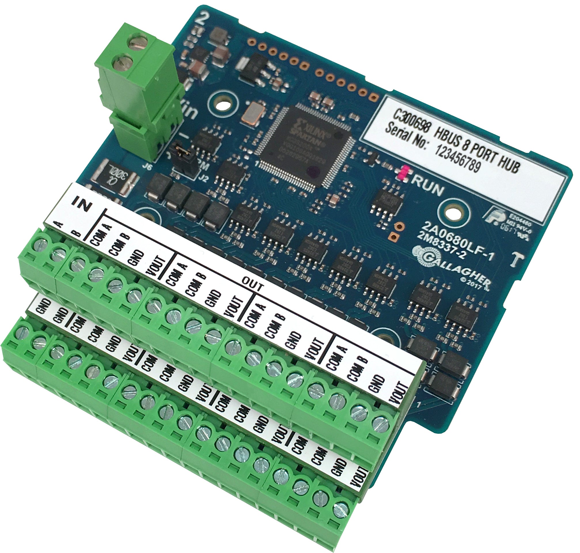 Gallagher SMB HBUS 8-Port Hub – Enhanced RS-485 Data Consolidation and Extension