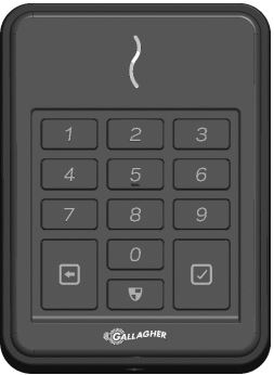 Gallagher SMB 1 Door Kit with T30 Multi-Tech Reader (Black) – Comprehensive Access Control and Intruder Alarm Solution