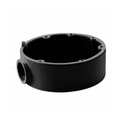 Hikvision HIK-1280ZJ-DM18B Junction Box to suit 21xx Vandal Domes, Outdoor, Aluminium, Black