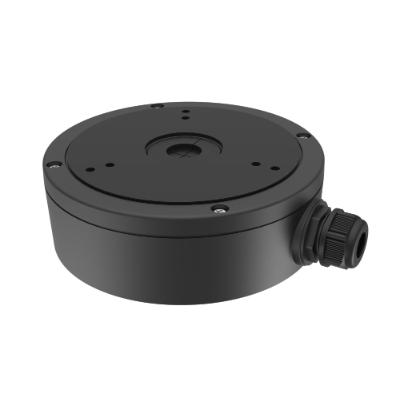 Hikvision HIK-1280ZJ-M-BLK Junction Box to suit HIK-2CD23xx Series Cameras, Black, Shadow Series