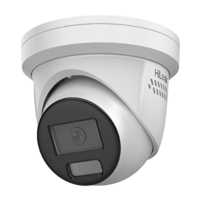 HiLook IPC-T269H4 6MP Outdoor All-In-One Flateye Turret Camera, H.265, 30m IR, Mic, IP67, 4mm