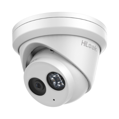 HiLook IPC-T281H 8MP Outdoor Turret Camera, IntelliSense, H.265, 30m IR, Mic, IP67, 2.8mm