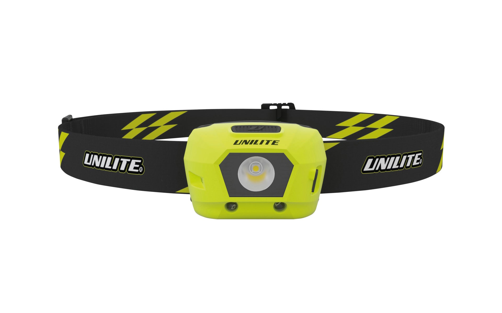 UNILITE HL-4R Rechargeable LED Head Torch – 275 Lumens, Red Night Vision LEDs, Adjustable Silicone Headband, USB-C Charging, Lightweight, Helmet Mount Included