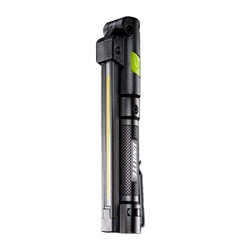 Unilite IL-425R Folding Inspection Rechargeable LED Light | 425 Lumens, Magnetic Base, Pocket Clip, Heavy-Duty, USB-C Fast Charging