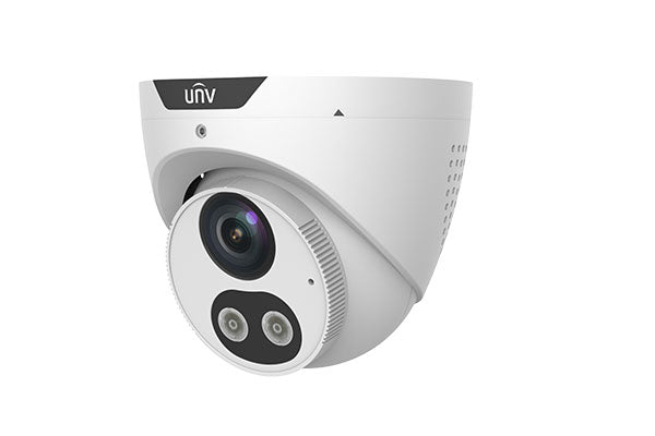 Uniview PRIME-I IPC3615SB-ADF28KMC-I0 'Triguard' 5MP HD Intelligent Light and Audible Warning Fixed Eyeball Network Camera