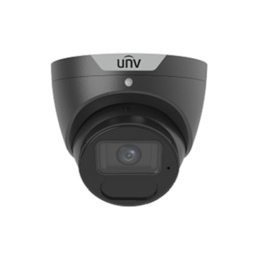 Uniview UNI6 PRIME-II 6MP AI IP Camera Black – AcuTrack LightHunter IR 40m, Fixed 2.8mm Lens, PoE, IP67, Built-In Mic, People Counting (IPC3616SS-ADF28K-I1-BK)