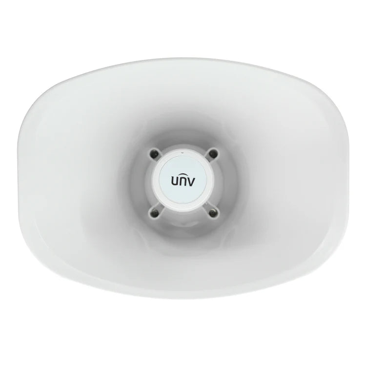 Uniview IPS302030-S 30W Outdoor Horn IP Speaker with PoE, Two-Way Audio & IP66 Weatherproof Design - CCTV Importers