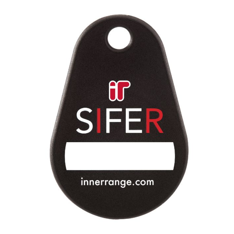 Inner Range SIFER-P Key Fob – MIFARE DESFire EV3 4K, Pre-Programmed, Default Site Code 1001 | IR-994616