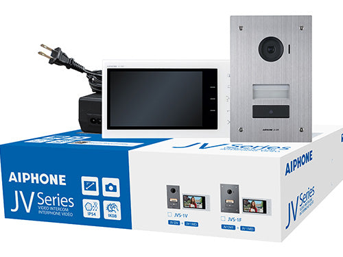 AIPHONE JV Series Video Intercom Kit – Recessed Mount Door Station with 7" LCD Monitor | JVS-1F