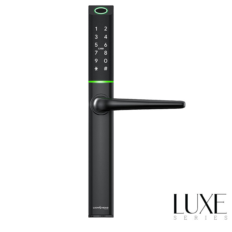 LIONHEAD LUXE ASPEN Digital Slimline Door Lock – Black