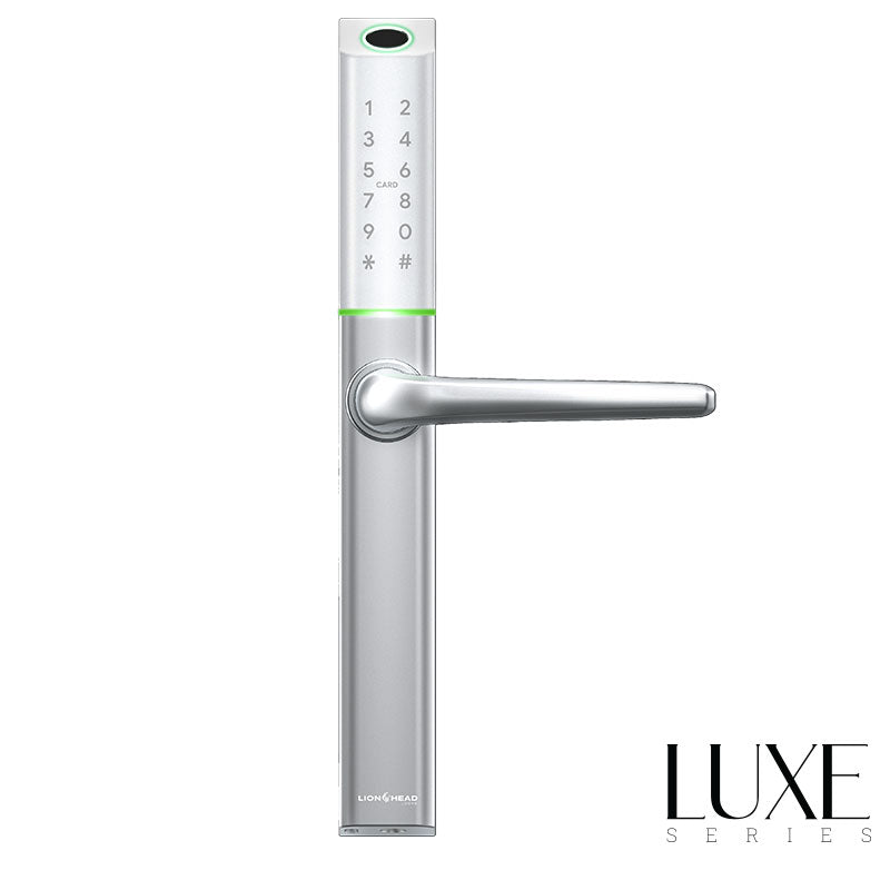 LIONHEAD LUXE ASPEN Digital Slimline Door Lock – Silver