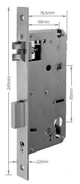 LIONHEAD SW Mortice Lock – 60mm Backset | Premium Mortice Lock for Residential & Commercial Doors | Model: LHL-SW-MORTICE-60
