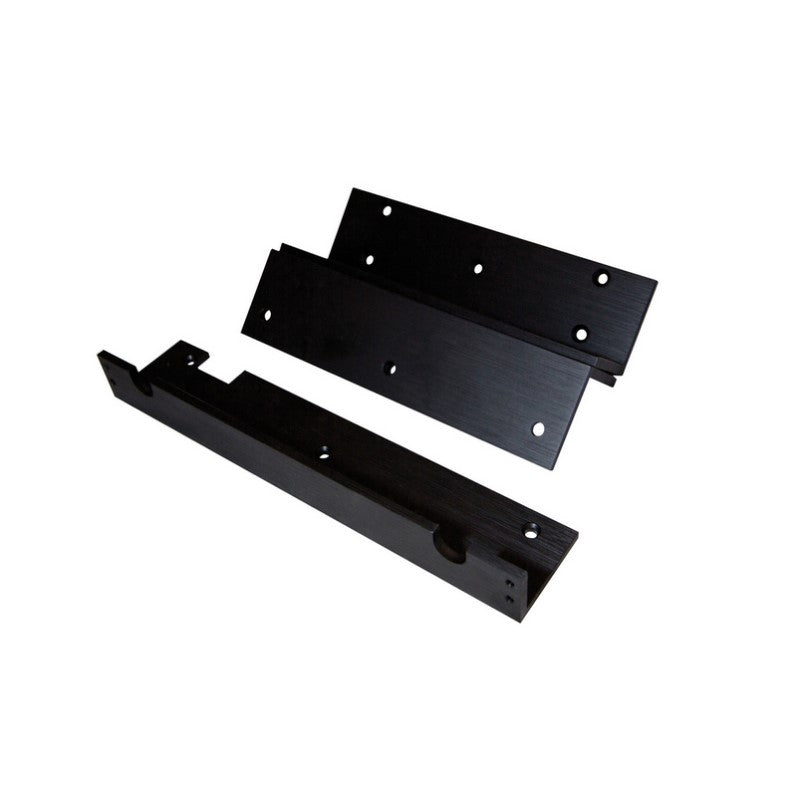 LOX AMZB4D-BLK L & Z Black Bracket for EM3500DM-BLK – Adjustable Mounting for Double Electromagnetic Locks