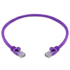 Garland Slim Cat6 Slim Patch Lead – 1 m Purple, RJ45 to RJ45, 24 AWG, PVC Sheath – SKU MADMT6L45451.0VT