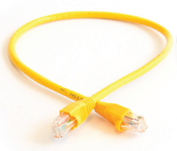 Garland Slim Cat6 Patch Lead – 3.0 m Yellow, RJ45 to RJ45, 24 AWG, PVC-V75 Sheath – SKU MADMT6L45453.0YW